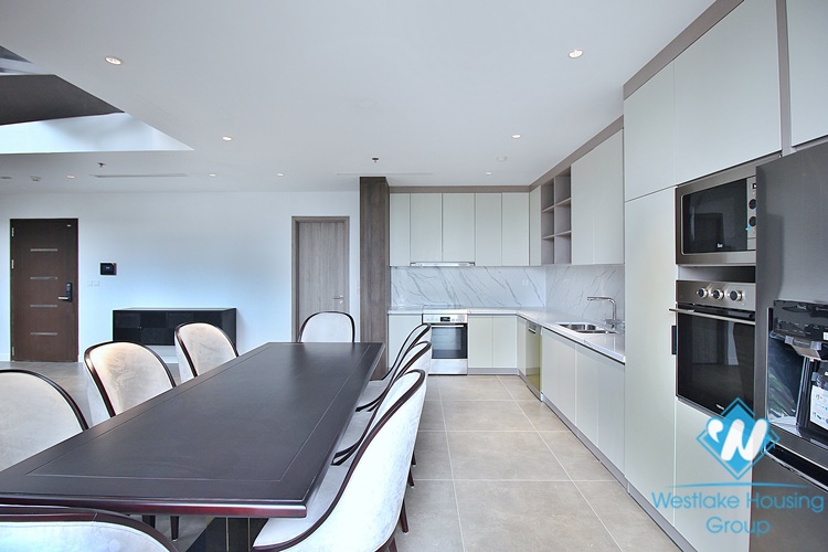 A luxurious duplex 3 bedrooms apartment for rent in Tay Ho area